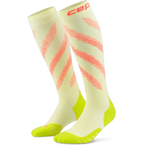 Produktbild von CEP Core Run Edt. Elliptic Tall Kompressionssocken Herren - lime/neon coral