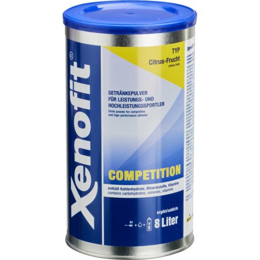 Slika izdelka Xenofit Competition Agrumi – izotonična pijača z ogljikovodiki - 672g pločevinka