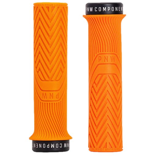 Foto de PNW Components Puños de Manillar - Loam - Lock-On | Regular (30mm) - safety orange