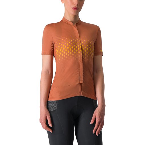 Foto de Castelli Maillot de Manga Corta Mujer - Unlimited Sentiero 3 - mocha/goldenrod 245