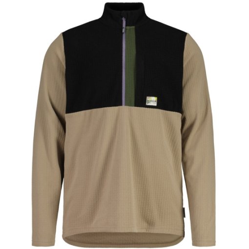 Photo produit de Maloja T-Shirt Manches Longues Homme - ZermedoM. Adventure Midlayer - dark gravel multi 1186