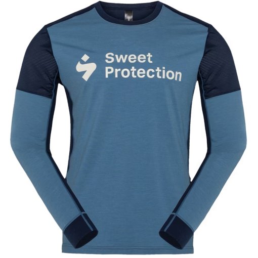 Immagine prodotto da SWEET Protection Maglia a Maniche Lunghe Uomo - Hunter Merino Hybrid - Flare Blue