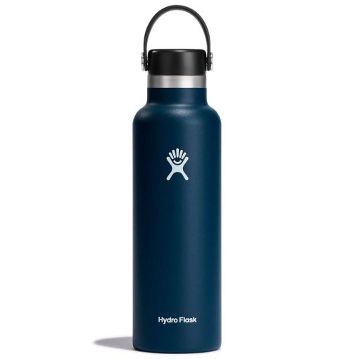 Foto de Hydro Flask Botella Térmica - 21oz Standard Mouth + Tapa Flex Sip - 621ml - Indigo