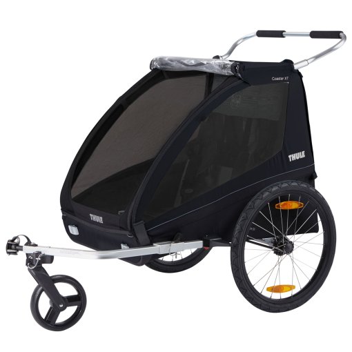 Picture of Thule Coaster XT Bike Trailer for 1-2 Kids - Bicycle + Stroller Kit - black