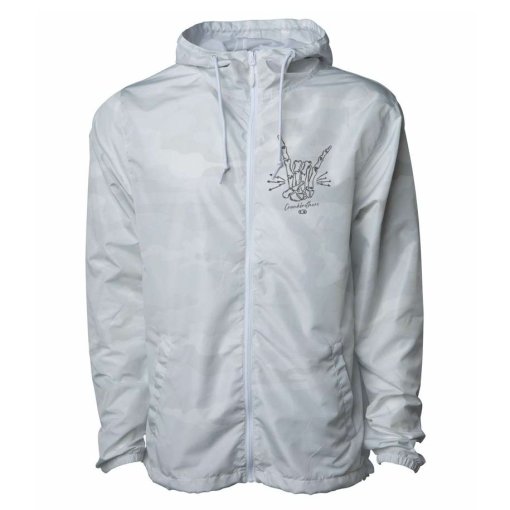 Immagine prodotto da Crankbrothers Giacca a Vento Uomo - Rock &amp; Roll - white camo