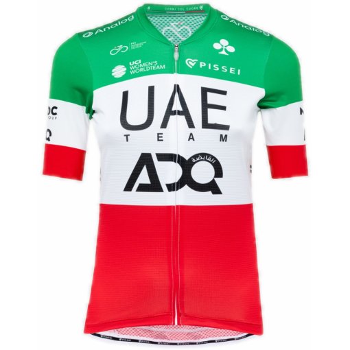 Zdjęcie: PISSEI Replica UAE Team ADQ Elisa Longo Borghini Koszulka Rowerowa z Krótkim Rękawem Kobieta - ITA 26