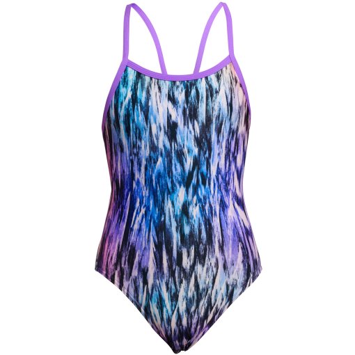 Produktbild von Funkita Single Strap Eco Badeanzug Mädchen - Fly Dye