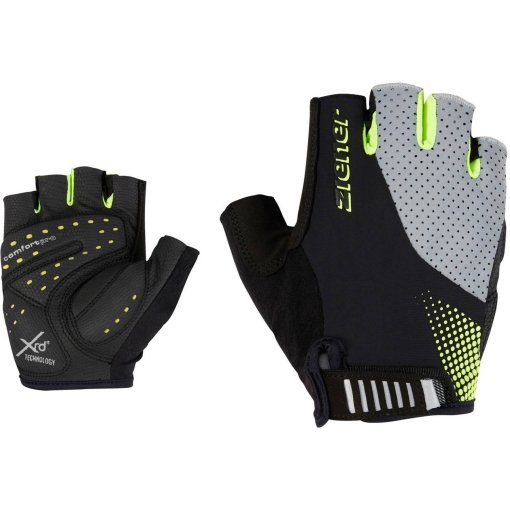 Foto de Ziener Guantes Ciclismo Hombre - Cudjo - black.poison yellow