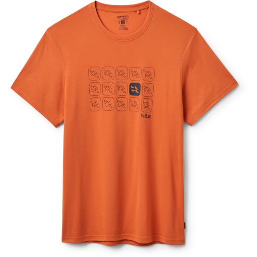 Bild von Rab Crimp Repeat T-Shirt Herren - dark melba