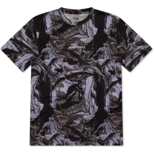Produktbild von Mons Royale Icon Merino T-Shirt Herren - rock camo