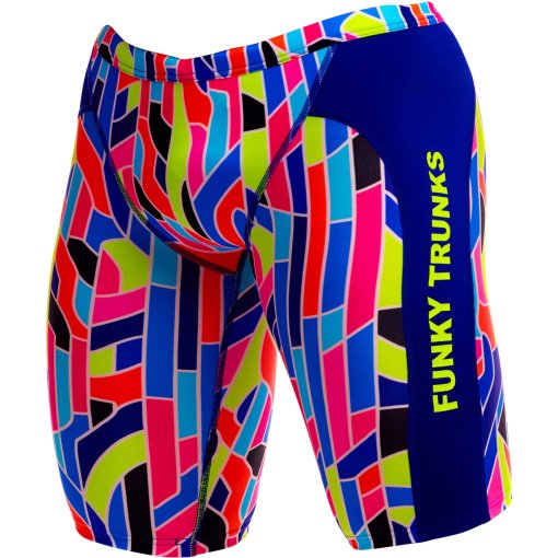 Productfoto van Funky Trunks Training Eco Jammers Zwemkleding voor heren - Fault Lines