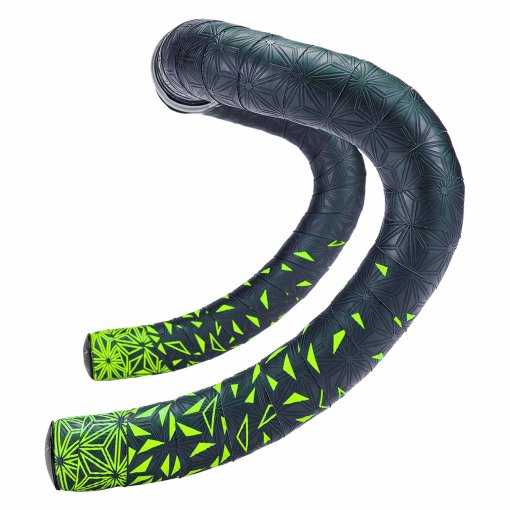 Billede af Supacaz Super Sticky Kush Star Fade Bar Tape - Neon Yellow