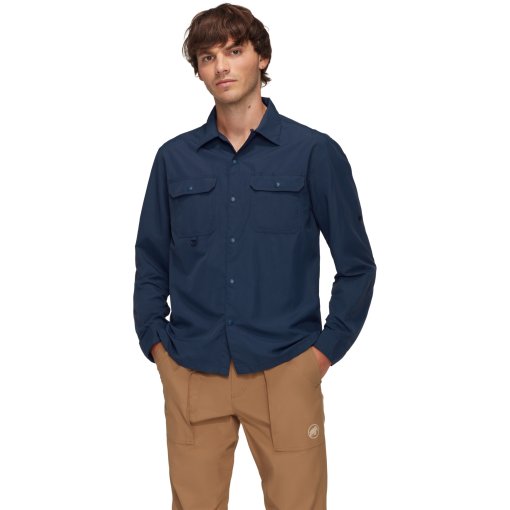 Foto de Mammut Camisa de Manga Larga Hombre - Highland - marine