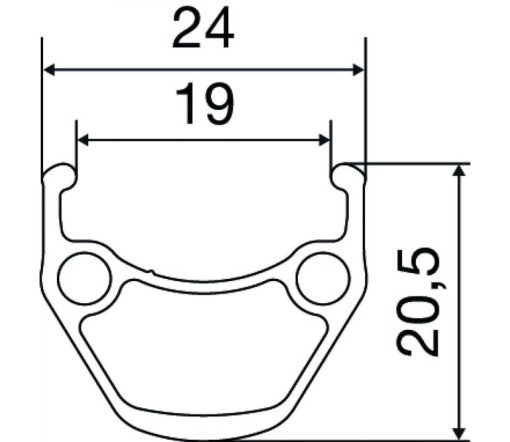 Image of Mavic XM 119 Disc 26 Inches Rim - 32 Holes - black