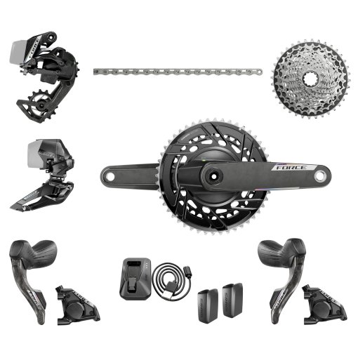 パーツ Sram Force AXS 165mm w/BB SRAM（スラム）Force AXS Crank Set DUB 2x（フォースAXS