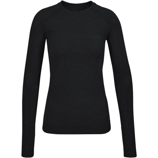 Photo produit de Falke T-Shirt Manches Longues Femme - Wool-Tech Light - black 3000 (33445)