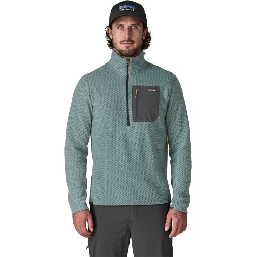 Productfoto van Patagonia R1 Air Zip Neck Truien voor heren - Blue Sage