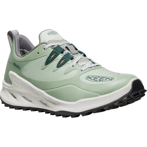 Photo produit de KEEN Chaussures de Randonnée Femme - Zionic Waterproof - Desert Sage/Ember Glow