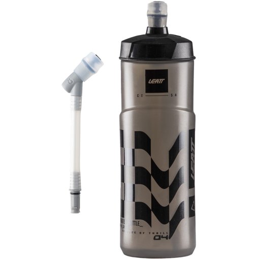 Productfoto van Leatt SteadySip Convertible Fidlock Fles van 600 ml - smoke