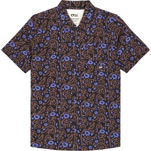 Produktbild von Picture Mataikona Kurzarm-Hemd Herren - Ancolie Print