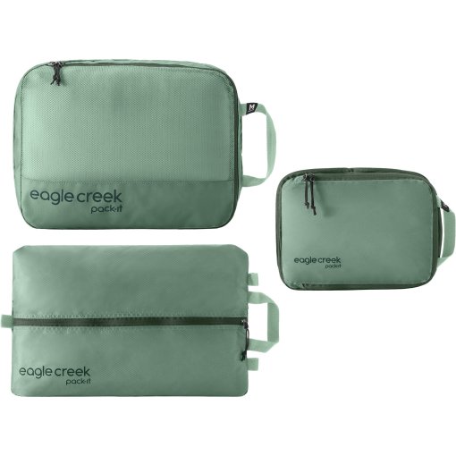 Productfoto van Eagle Creek Pack-It™ Essentials Set Verpakkingssysteem voor koffers - willow green