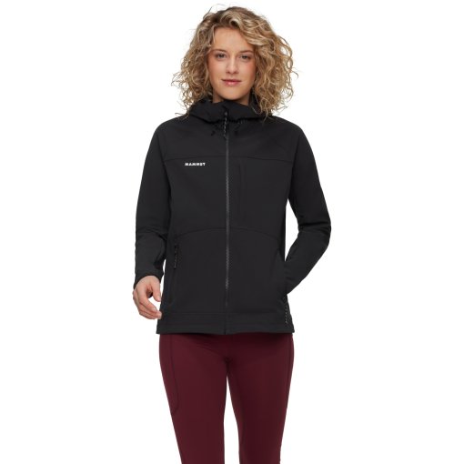 Foto de Mammut Chaqueta Softshell con Capucha Mujer - Ultimate Comfort - negro