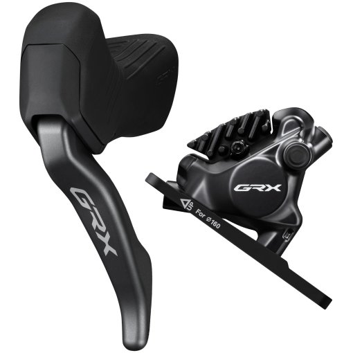 Foto de Shimano Freno de Disco - GRX BL-RX825 / BR-RX820 - STI | Flat Mount | J-Kit - izquierda (L) | delante (F)