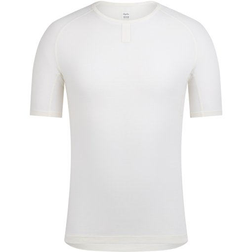 Picture of Rapha Merino Lightweight Short Sleeve Baselayer Men - cream/white