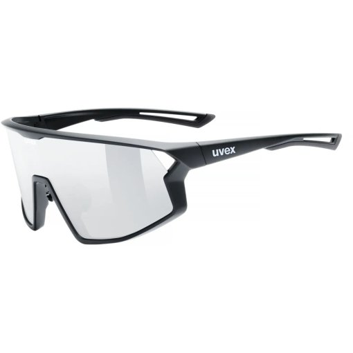 Photo produit de Uvex skyryse Lunettes vélo - black matt/mirror silver