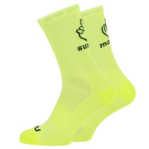 Photo produit de Northwave Chaussettes - Sunday Monday - jaune fluo 40