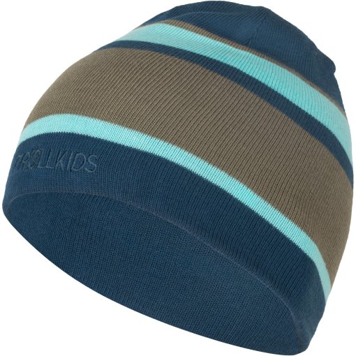 Foto de Trollkids Gorro Reversible Niño - Nordland - Pine Green/Arctic Blue/Mystic Blue