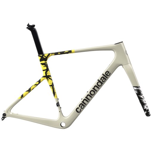 Photo produit de Cannondale Ensemble Cadre Vélo Route Carbone - SUPERSIX EVO HI-MOD - 2027 - race yellow