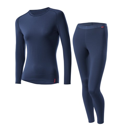Immagine prodotto da Löffler Set Intimo Lungo Donna - Transtex® Warm - blu scuro 495
