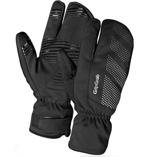 Kuva tuotteesta GripGrab RIDE Deep Winter Lobster Tuulenpitävät käsineet - Black