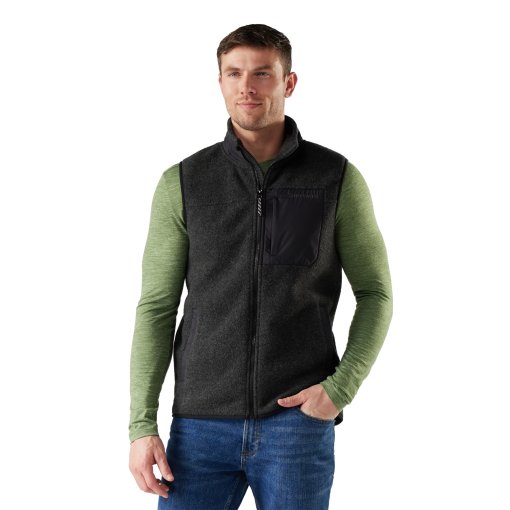 Slika izdelka SmartWool Second Cut Moški flis telovnik - Charcoal