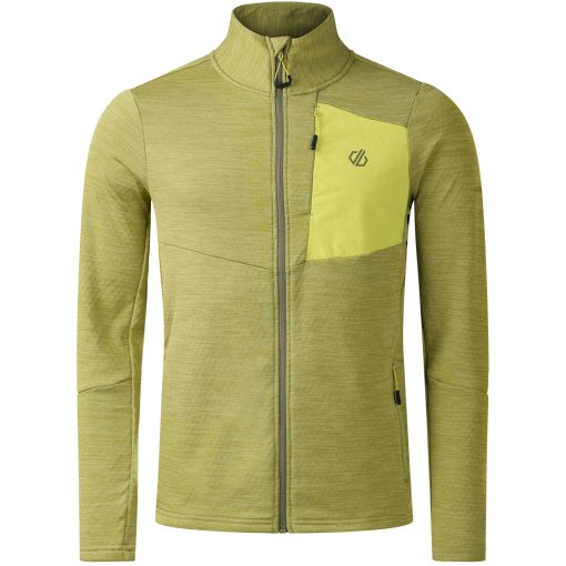Photo produit de Dare 2b Venture Stretch Mid Layer Veste pour hommes - ZIS GldCy/FrglSp
