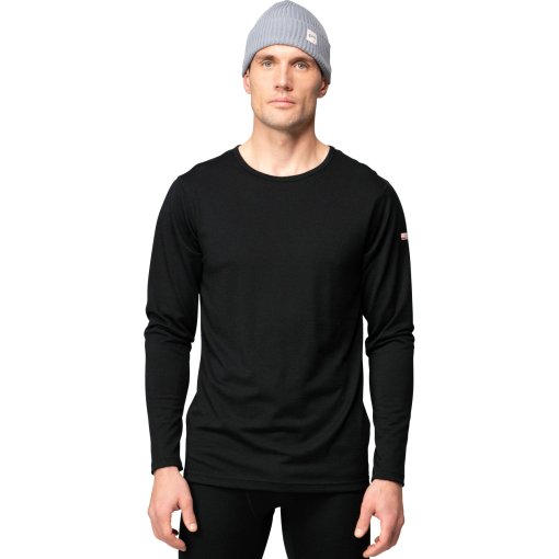 Foto de Devold Camiseta Interior Manga Larga Hombre - Breeze Plus Merino 200 - 950A Negro