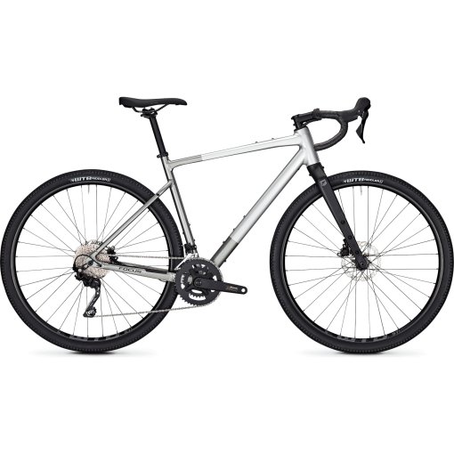 Produktbild von FOCUS ATLAS 6.7 - Gravel Bike - 2024 - Nepalsilver glossy / Steelgrey glossy