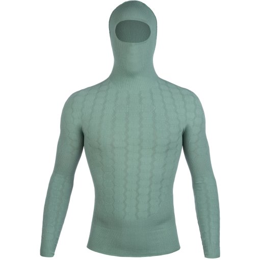 Foto de Q36.5 Camiseta Interior Manga Larga con Capucha Hombre - Base Layer 5 Plus - olive green