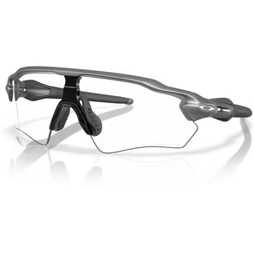 Productfoto van Oakley Radar EV S Bril - Steel/Clear to Black Photochromic Iridium - OO9510-0831