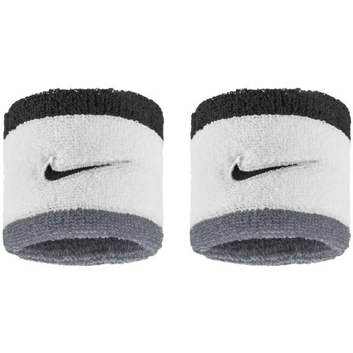 Foto de Nike Muñequeras de Sudor - Swoosh Classic - Pack de 2 - white/cool grey/black 122