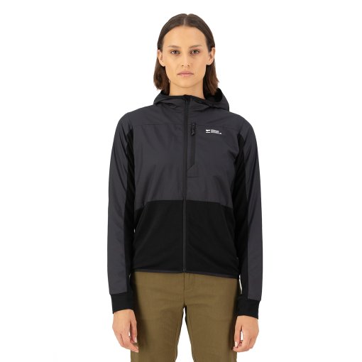 Productfoto van Mons Royale Diversion Merino Windjas Dames - zwart