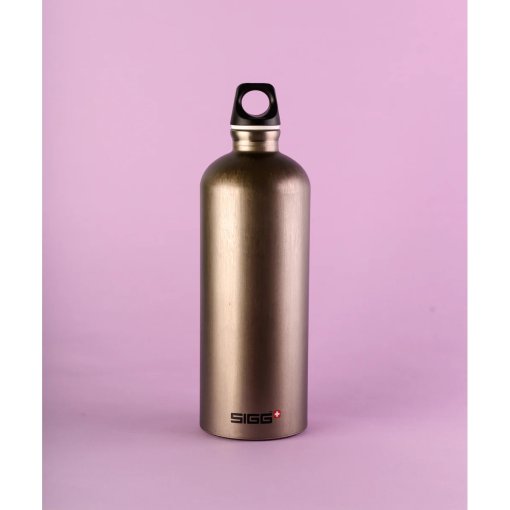 SIGG Traveller Water Bottle 1.0L - Smoked Pearl | BIKE24