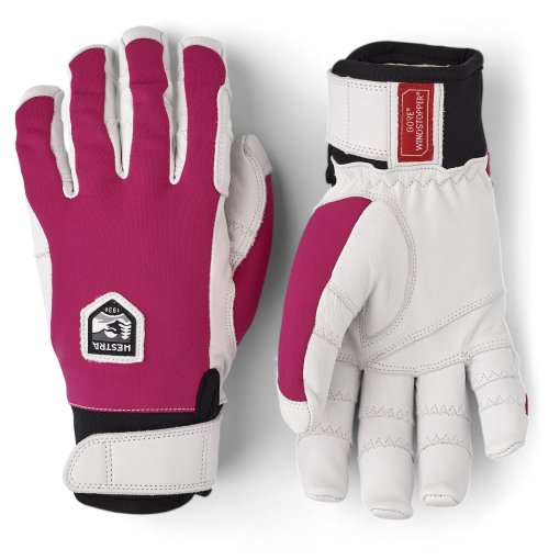 Immagine prodotto da Hestra Guanti Outdoor a 5 Dita - Ergo Grip Active - fuchsia/offwhite