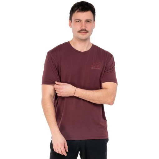 Immagine prodotto da CUBE Maglia a Maniche Corte Uomo - MTB Soft Touch Round Neck - bordeaux