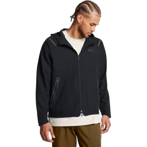 Foto de Under Armour Chaqueta Hombre - UA Unstoppable Left Chest - Negro/Negro