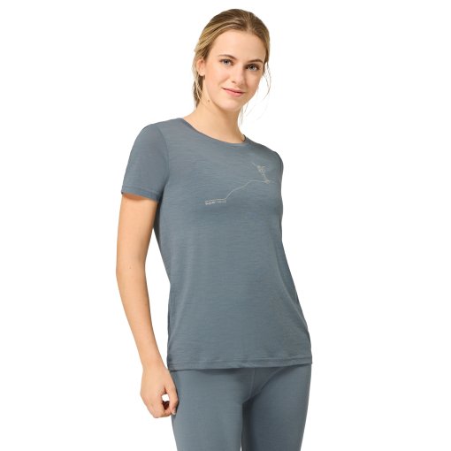 Billede af SUPER.NATURAL Bergglück T-shirt til damer - Stormy Weather/Feather Grey