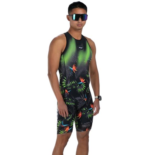 Foto de ZOOT Tritraje Hombre - Sprint Hyperglide Backzip - tropical magic