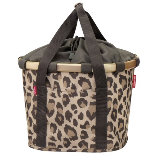 Produktbild von KLICKfix Reisenthel 0303 Fahrradkorb - 15L - leo macchiato