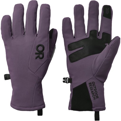 Foto de Outdoor Research Sureshot Softshell Guantes de dedos completos para mujer - amethyst